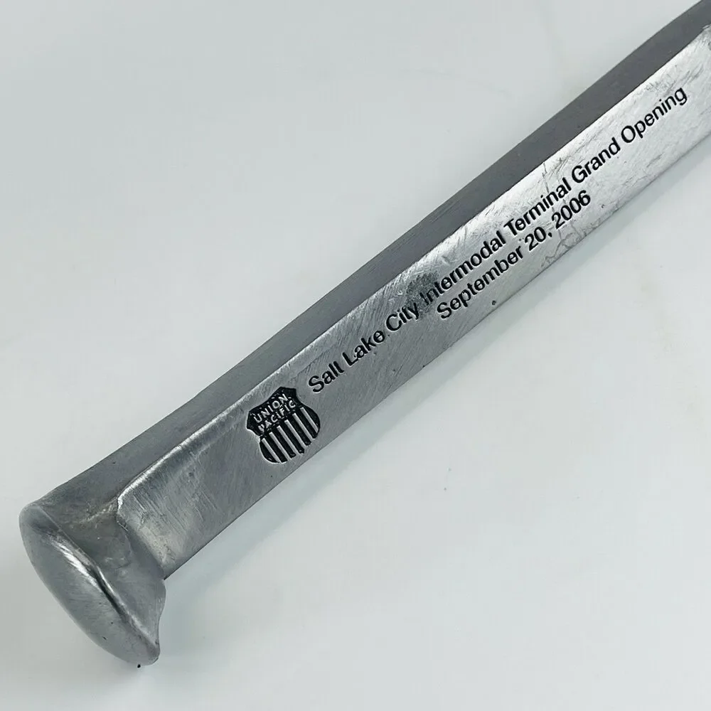 Union Pacific Commemorative Railroad Spike 2006 Salt Lake City Grand Opening